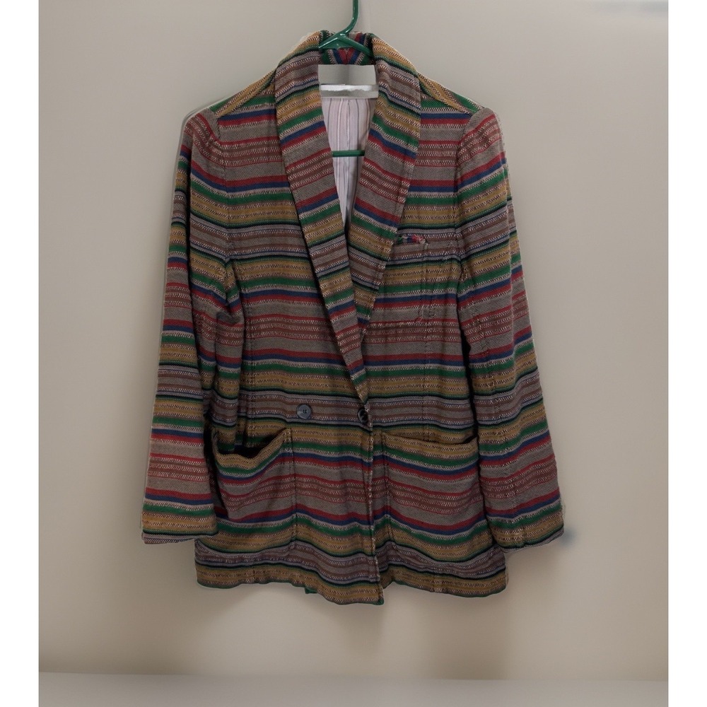 Raquel Allegra Country Blazer Womens Sz 1 Small Oversized Jacket $694 Garmentory